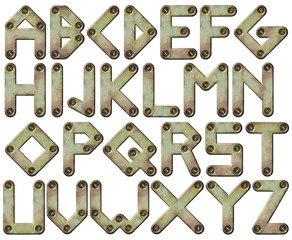 Metal letters