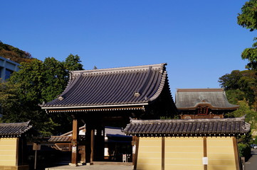 鎌倉　建長寺　総門　三門　神奈川県
