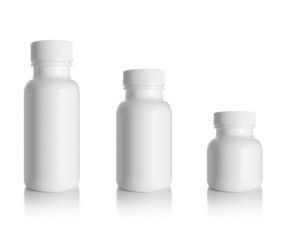 Blank medicine bottle