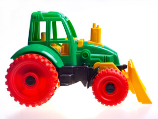 The toy tractor