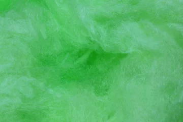 Selbstklebende Fototapete Süßigkeiten Green cotton candy
