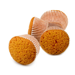 image of cupcakes on a white background