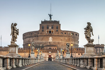 Fototapeta na wymiar Castel St.Angelo in Rome