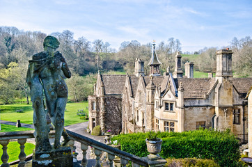 Manor House in Castle Combe, Wiltshire of England