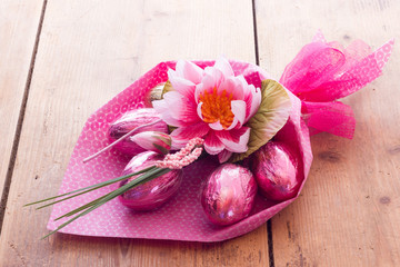 Easter bunch of flowers