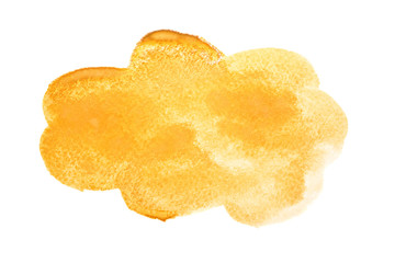 Watercolor brush strokes