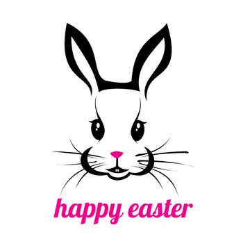 Happy easter rabbit