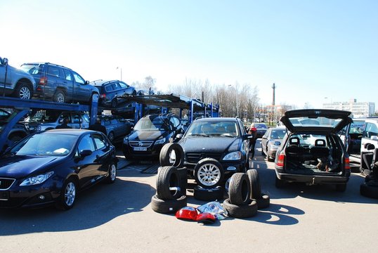 Market Of Second Hand Used Cars In Kaunas City