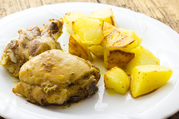 Chicken with potatoes
