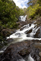 Naklejka na ściany i meble Waterfall in the jungle Vietnam