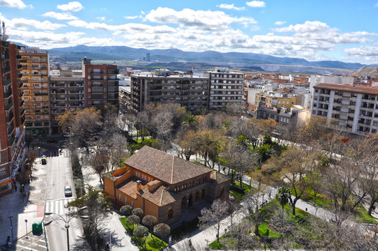 Puertollano, Casa de Baños y Paseo de San Gregorio, Ciudad Real,  Castilla-La Mancha foto de Stock | Adobe Stock
