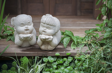 Sculpture in Thailand Garden