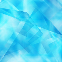 Plakat Tło abstrakcyjna niebieski trójkąt