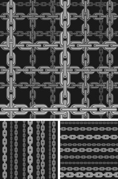 Seamless chain pattern.