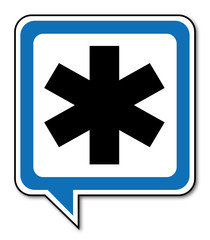 Fototapeta premium Logo ambulance.