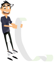 perso tertiaire moderne en panique