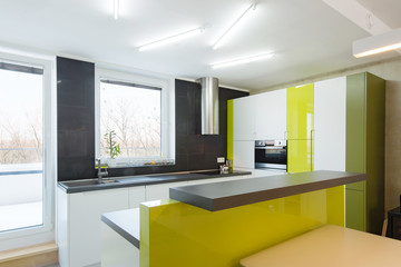 Modern kitchen interior