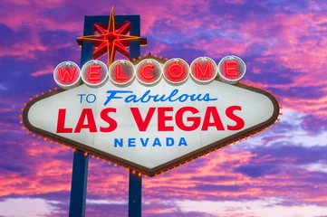 Poster Welcome to Fabulous Las Vegas Sign Nevada © somchaij