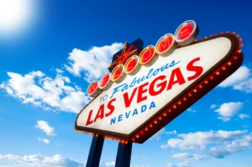 Poster Welkom bij Fabulous Las Vegas Sign Nevada © somchaij