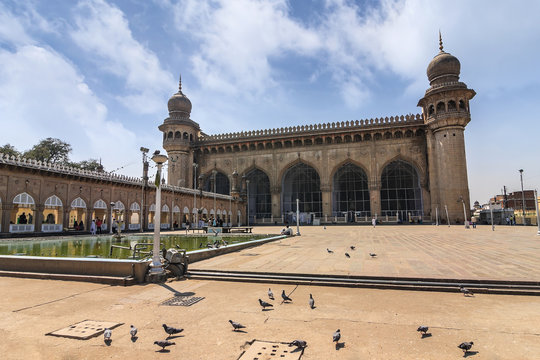 Mecca Masjid at Hyderabad, India