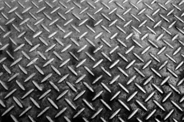 Photo sur Plexiglas Métal Background of metal diamond plate