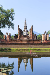 Fototapeta na wymiar Wat Maha That, Shukhothai Historical Park, Thailand