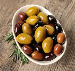 Mix of olives.