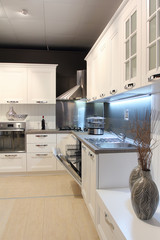 Modern kitchen vertical view