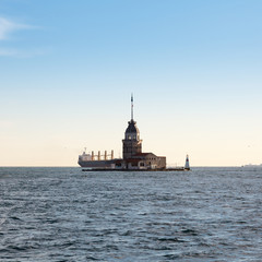 Fototapeta premium The Maiden's Tower in istanbul, Turkey