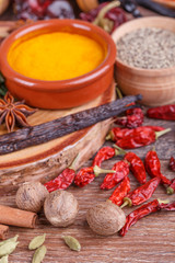 various spices