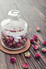 Tea rose flowers