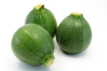 runde Zucchinis
