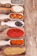 various spices