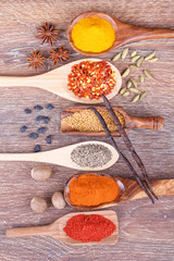 various spices