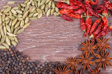 various spices