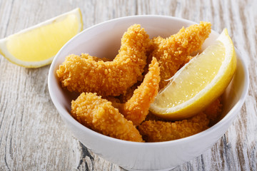 shrimp fried in breadcrumbs