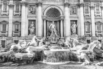 Naklejka premium Trevi fountain in Rome