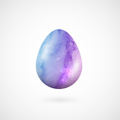 Happy Easter egg isolated on white