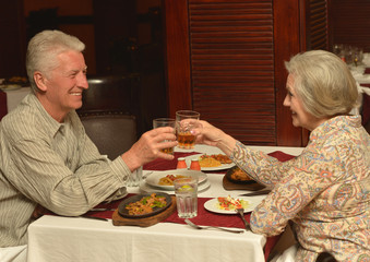 couple having a dinner