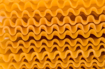 raw pasta used for baking lasagna
