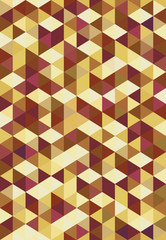 Geometric abstract pattern of triangles