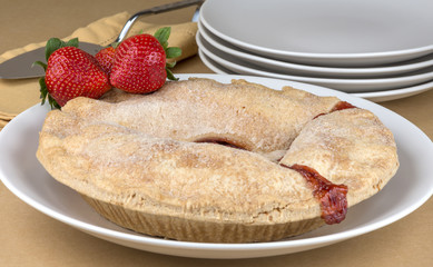 strawberry rhubarb pie