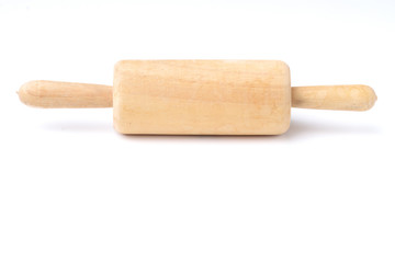 Rolling pin isolated on white background