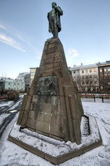 Jon Sigurdsson in Reykjavik, Iceland
