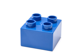 blue toy building block