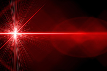 Fototapeta Red laser light obraz
