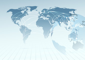 Global communicational channels background