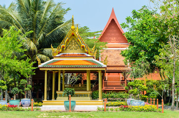 Obraz premium Thailand pavilion in King Rama 2 Memorial Park,Samutsongkhram Pr