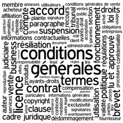 Fototapeta premium Nuage de Tags 