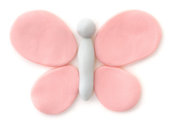 plasticine butterfly